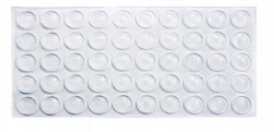 Naklejane odbojniki silikonowe 3M 8x1,5 (50 sztuk)